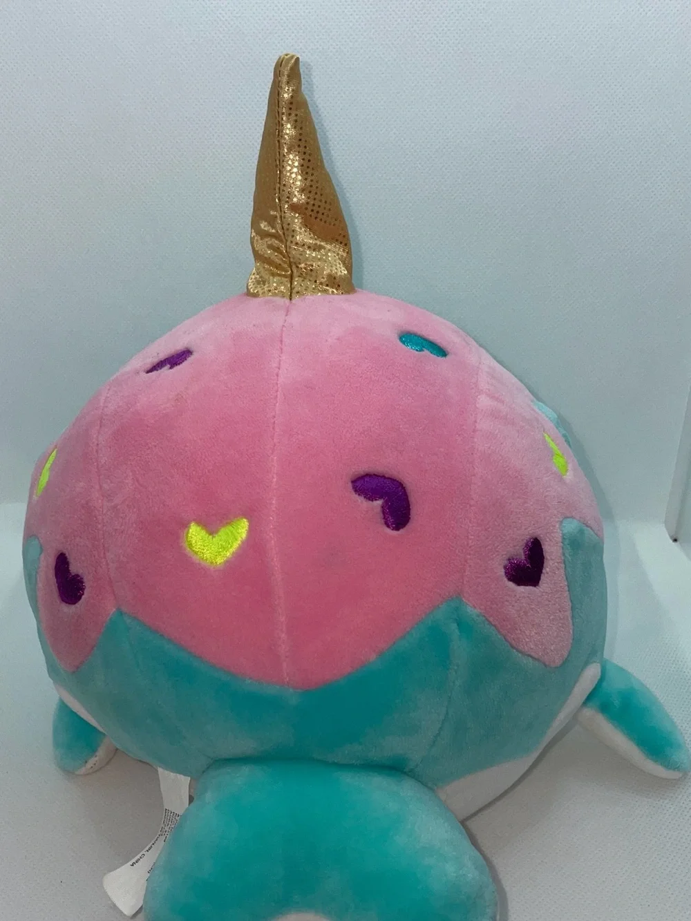 Spark Create Imagine Ice Cream Narwhal Plush Stuffed Animal – 8